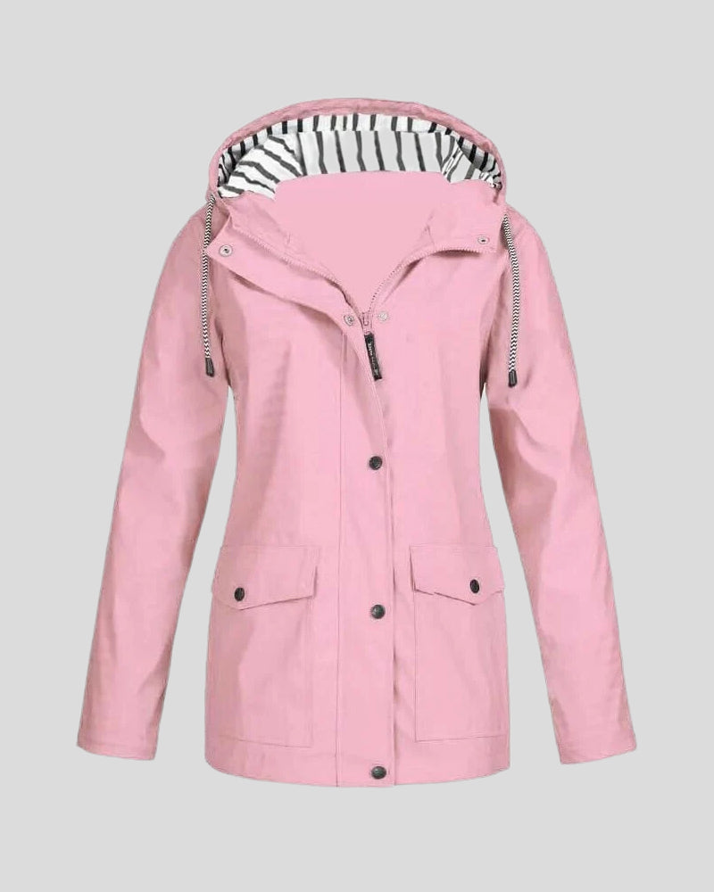 Jacke For Kvinner Med Vattentett Og Vindtett Egenskaper