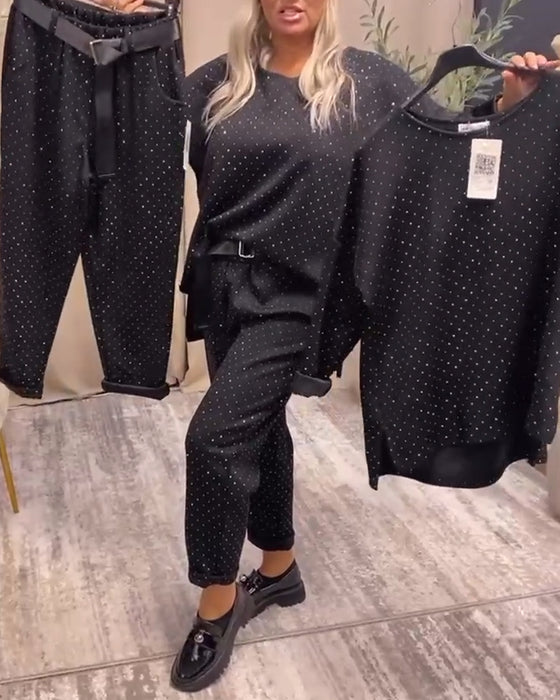 Drakt Rundhals Temperament Fritid