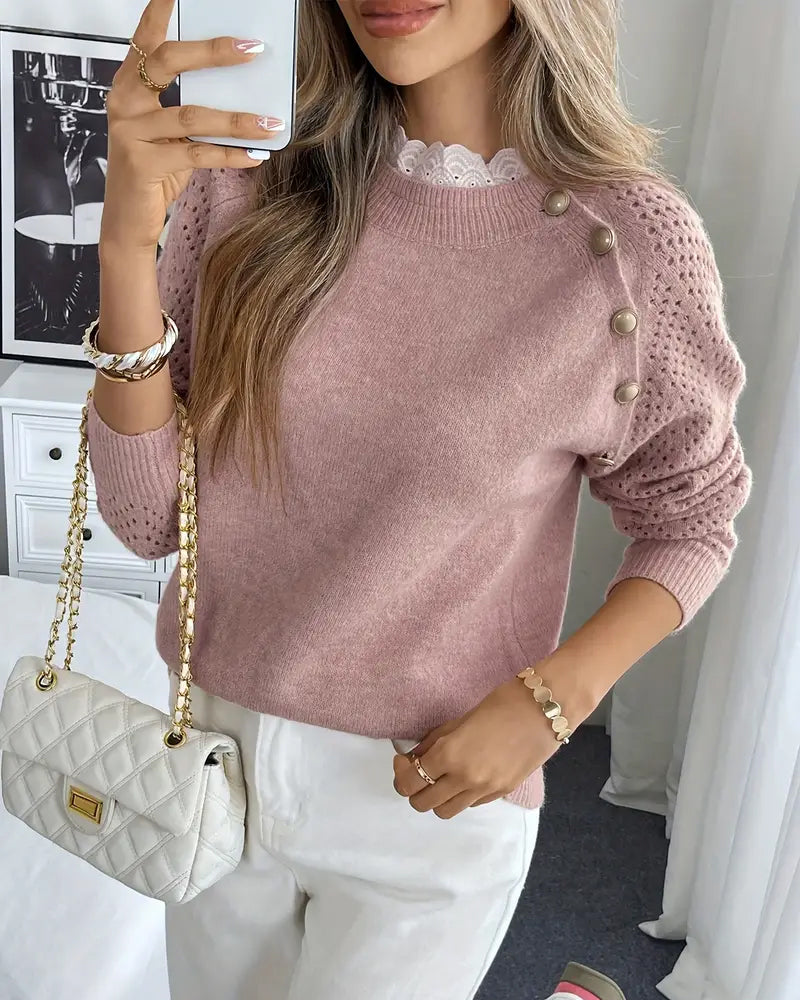 Genser Elegant Ryssing Uthulet Kant