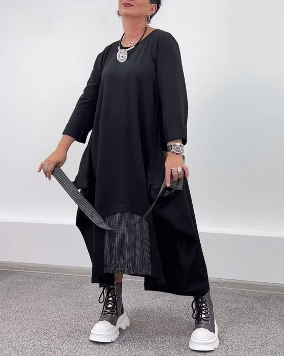 Kjole casual mote løs halterhals