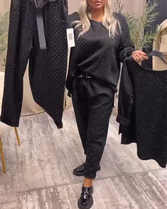 Drakt Rundhals Temperament Fritid