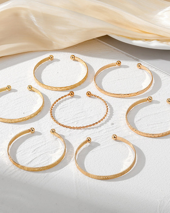 Seksspisset stjernearmbånd sett med 7 deler