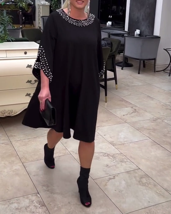 Kjole mote perler løs pluss størrelse