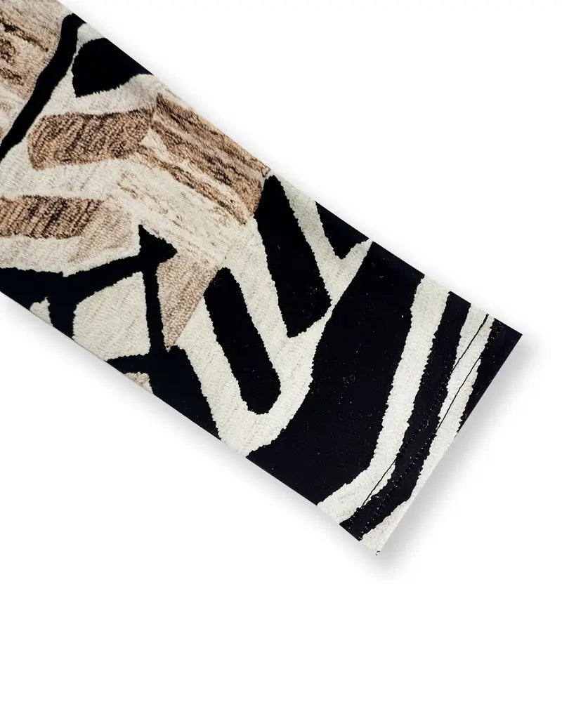 Top Med Vintage Stil, Geometrisk Mønster Och Trykt Detalj