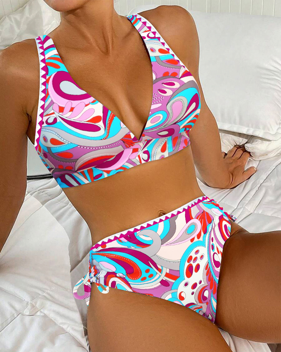 Bikini Sexy Bh Todelt Trykk