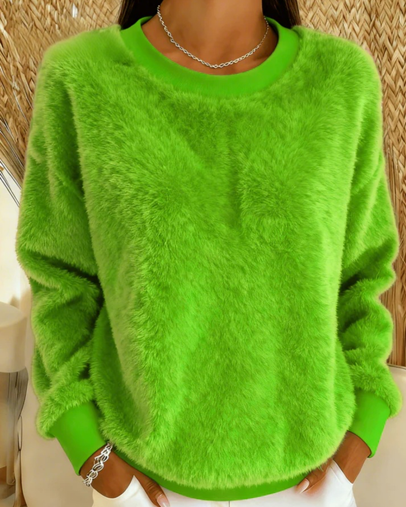 Helfarget Tykk Langermet Sweatshirt