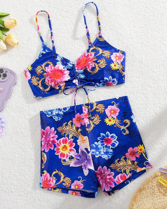 Bikini Todelt Blomstertrykk
