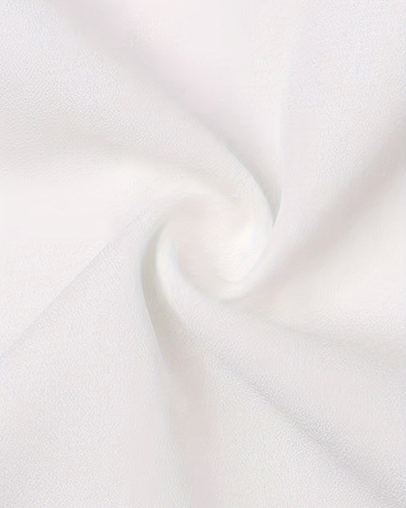 Bluse Off-Shoulder Hul Ensfarget