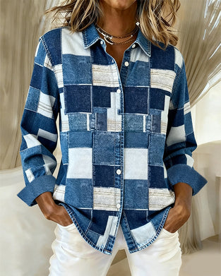 Stilig Langermet Skjorte Med Krage