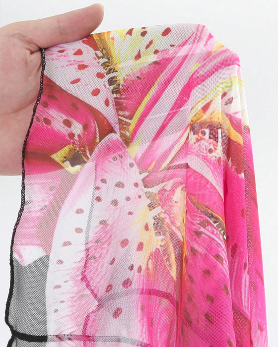 Badedrakt Sexig Trykket Tre Deler