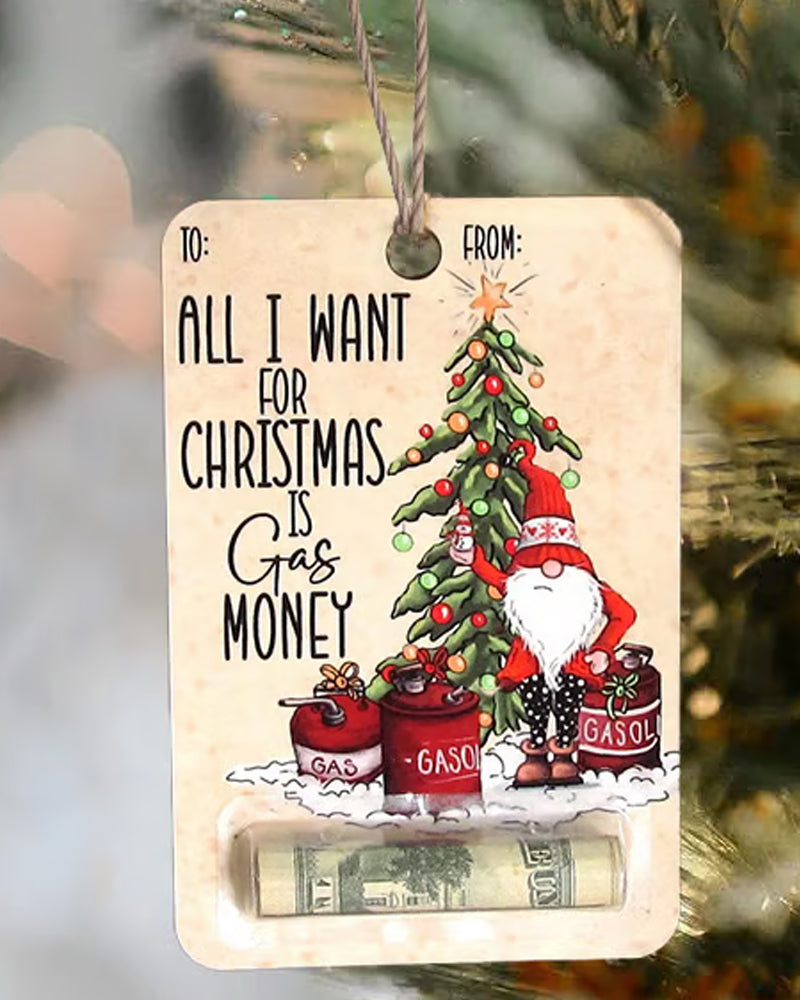🎅💸 Håndlaget Tre Pengeholdere Gave