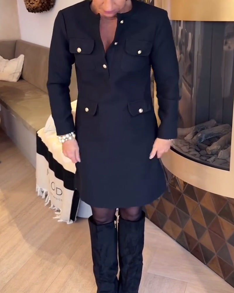 Elegant Og Slank Kjole I Chanel-Stil
