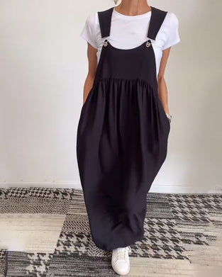 Kjole uformell ensfarget buksesele