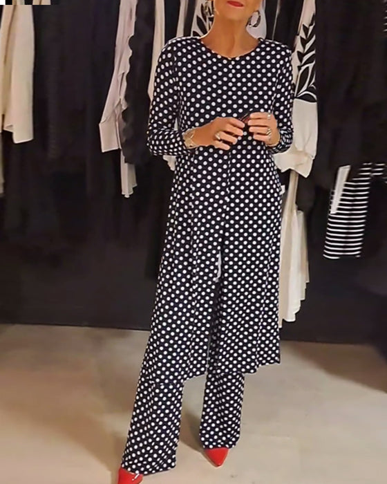 Elegant prikkete dress