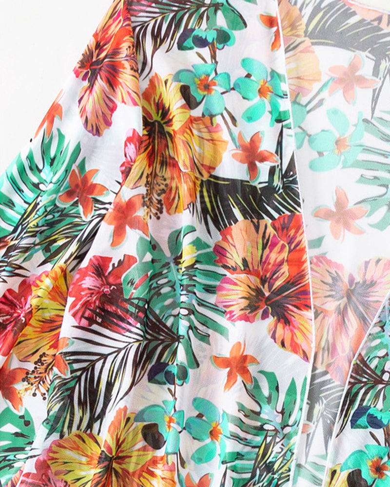 Blomstertrykk Bikinier og Cover Up