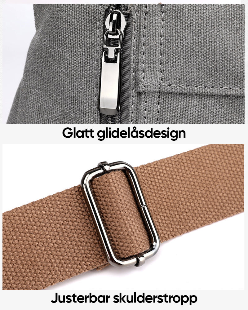 Crossbody-veske med stor