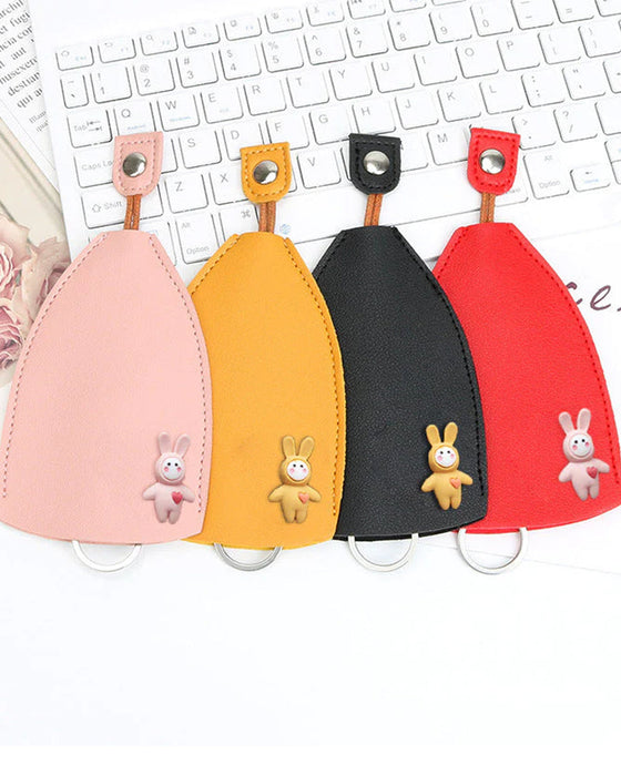 Skinnveske for bilnøkler