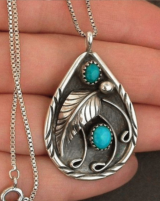 Bohemian vintage anheng halskjede