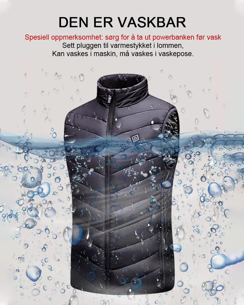 Elektrisk oppvarmet jakke