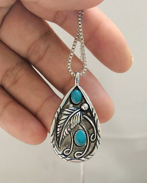 Bohemian vintage anheng halskjede
