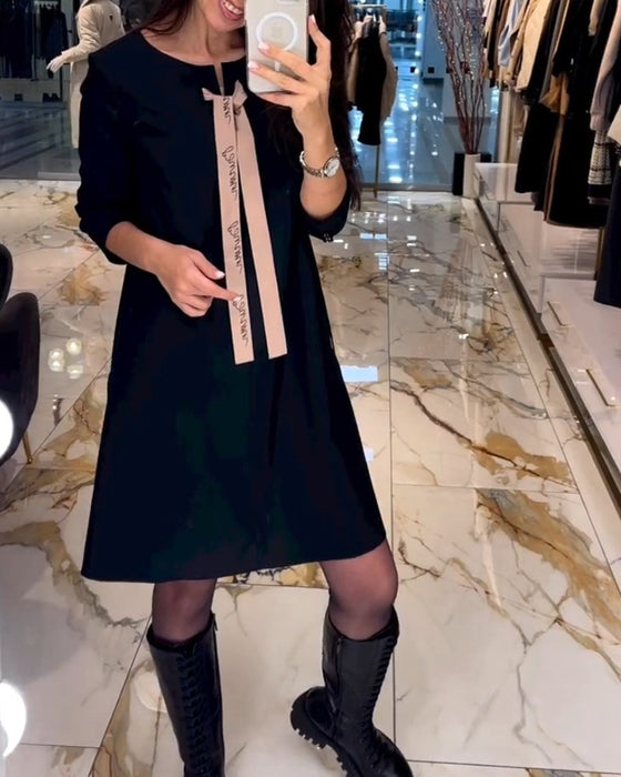 Kjole med elegant stil og bandasje