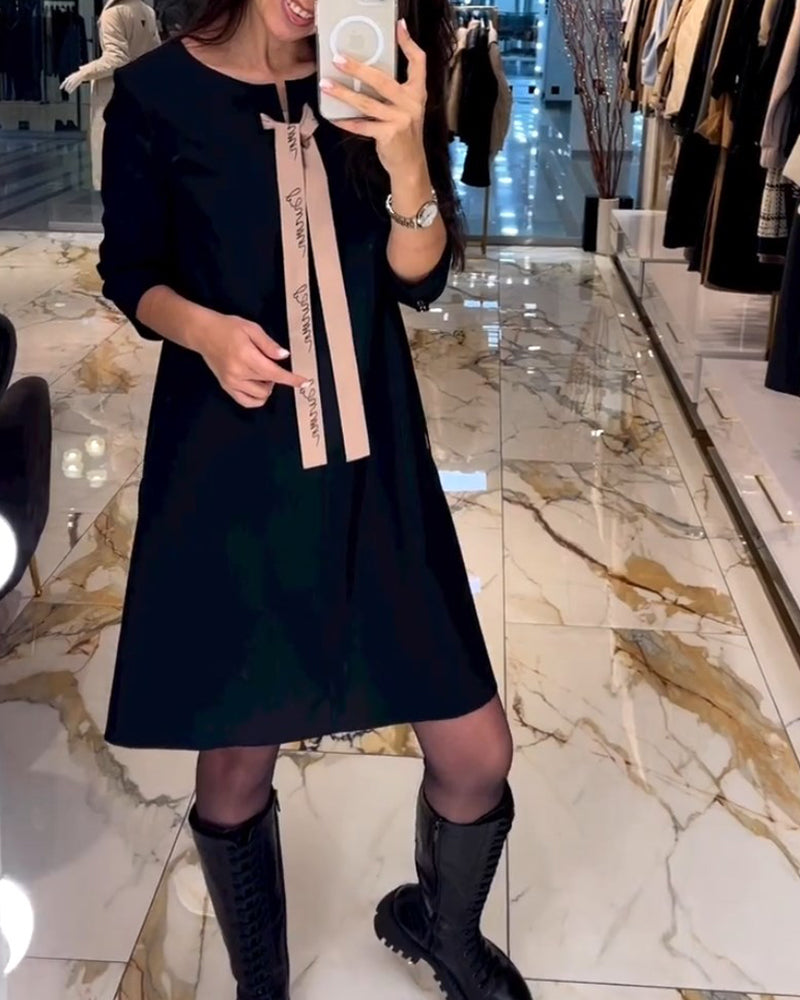 Kjole med elegant stil og bandasje