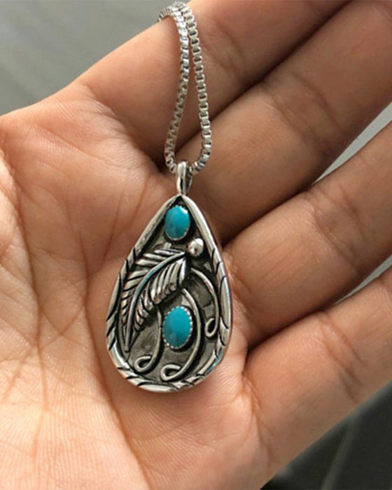 Bohemian vintage anheng halskjede
