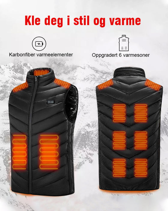 Elektrisk oppvarmet jakke