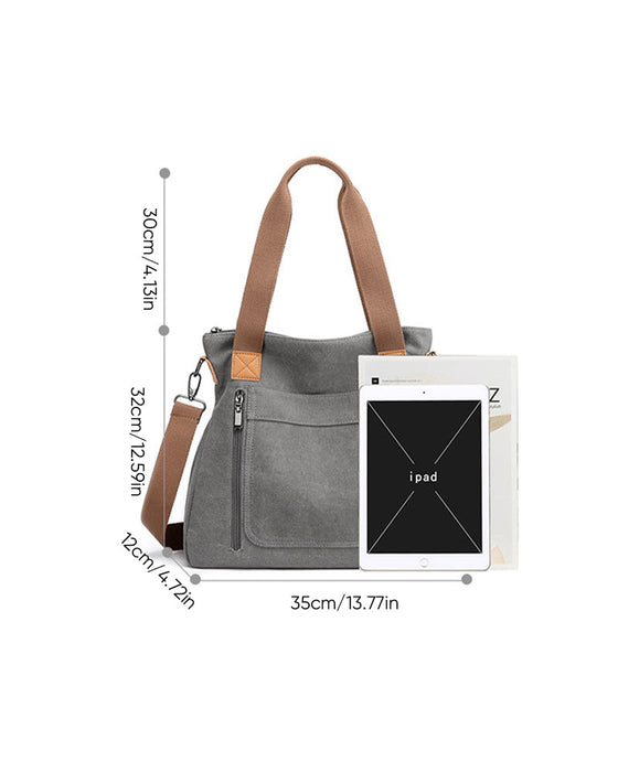 Crossbody-veske med stor
