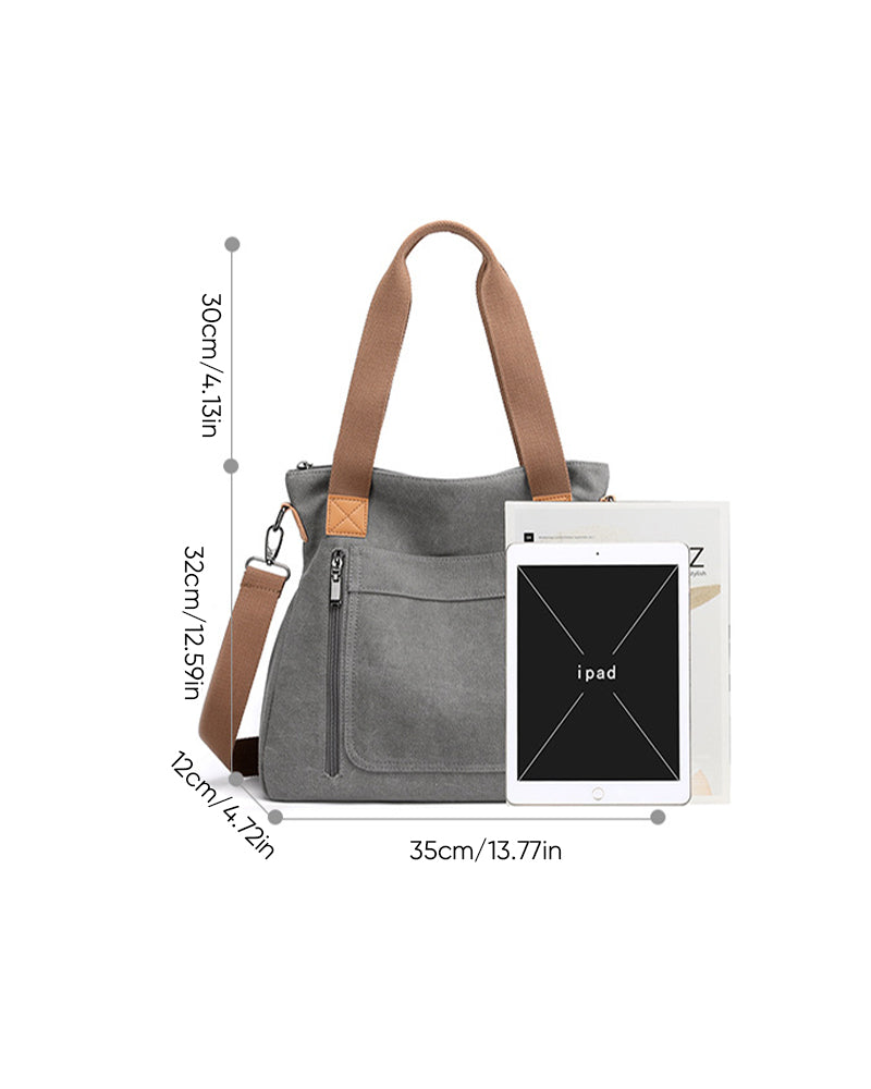 Crossbody-veske med stor