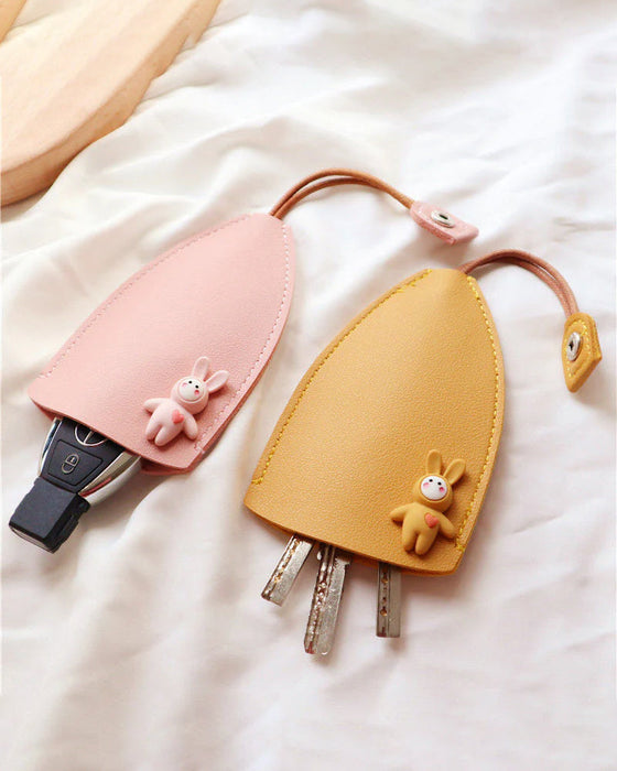 Skinnveske for bilnøkler