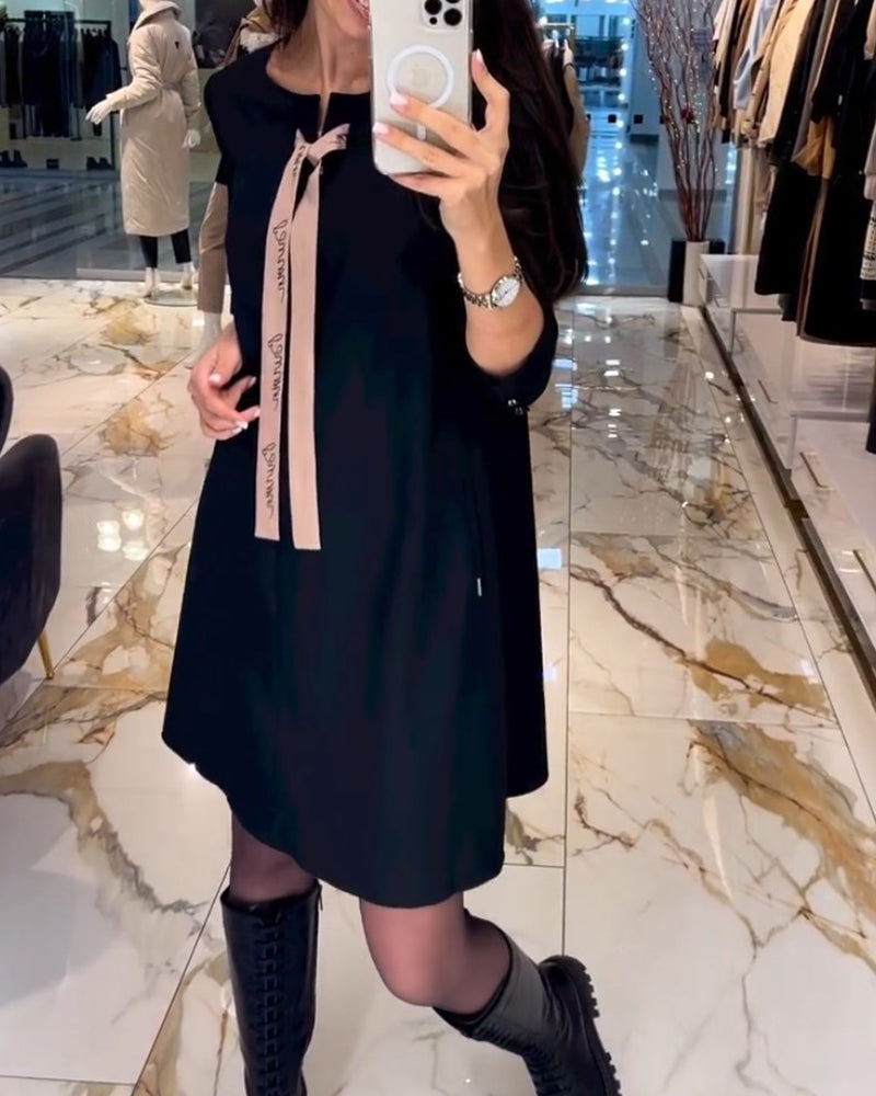 Kjole med elegant stil og bandasje