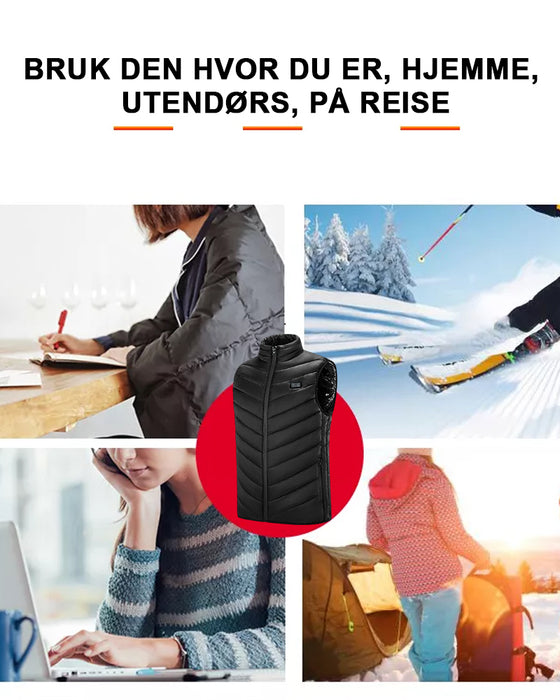 Elektrisk oppvarmet jakke