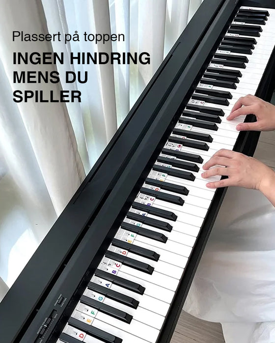 Avtakbare klaviaturnoteetiketter