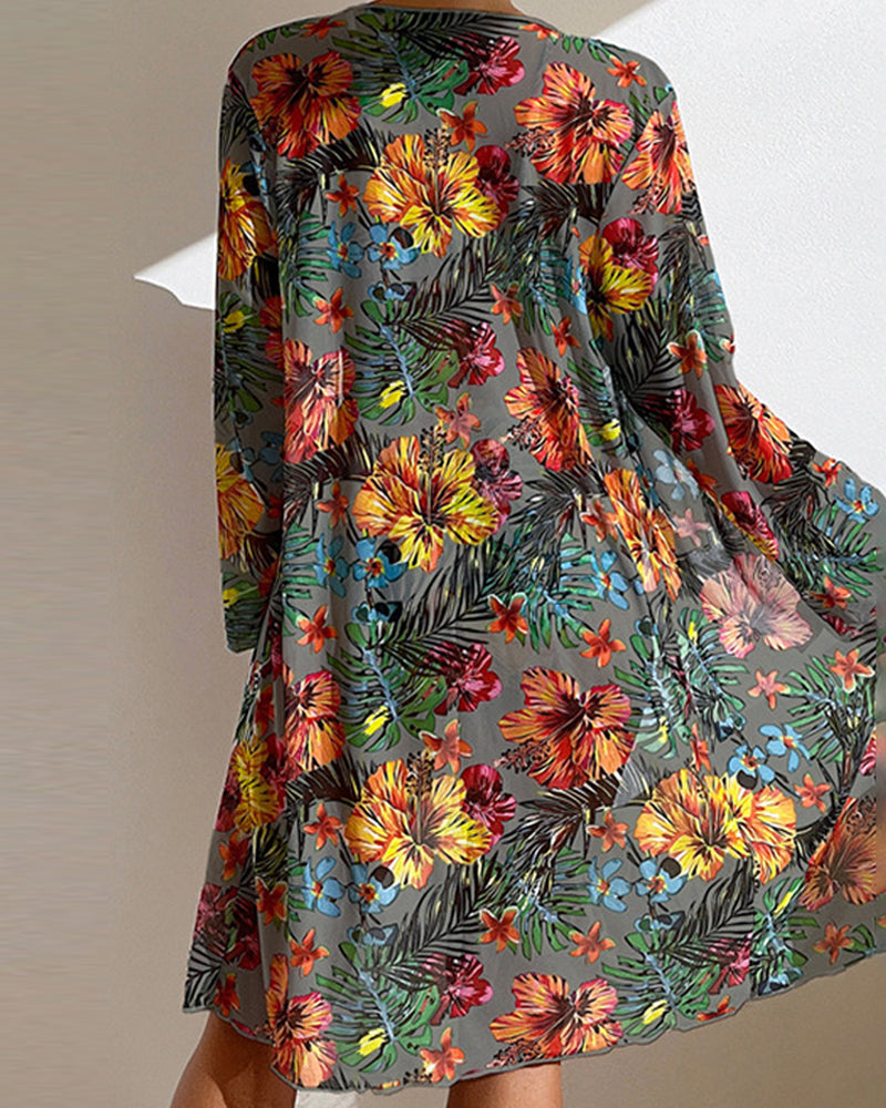 Blomstertrykk Bikinier og Cover Up
