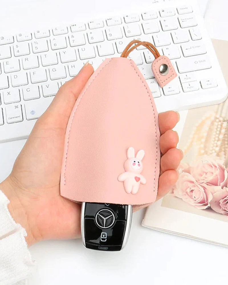 Skinnveske for bilnøkler