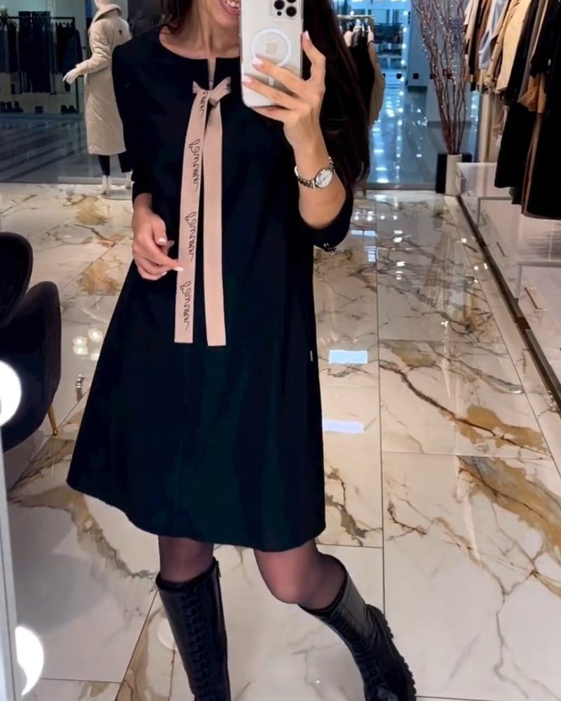 Kjole med elegant stil og bandasje