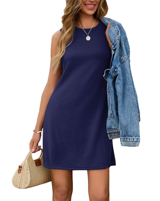 Kjole Ermeløs Splitt Tank