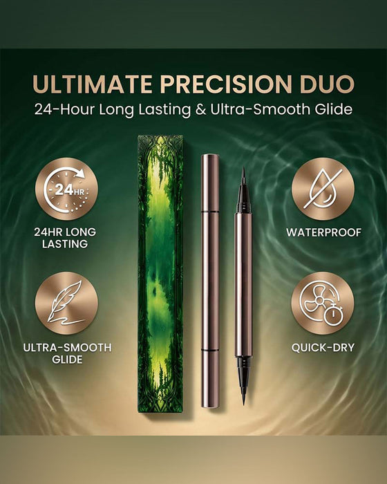 Dobbelspisset Langvarig Flytende Eyeliner