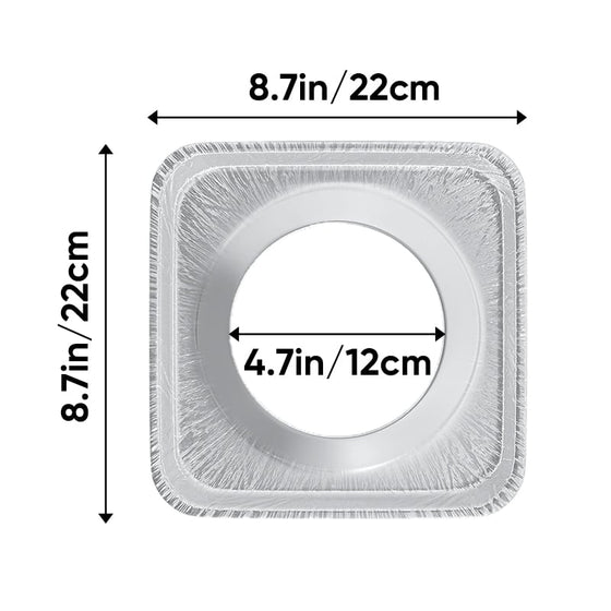 Gasskomfyr Aluminiumfolie Pute
