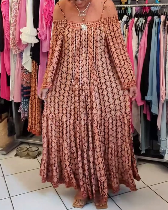 Bohemsk Stil Seleløs Kjole