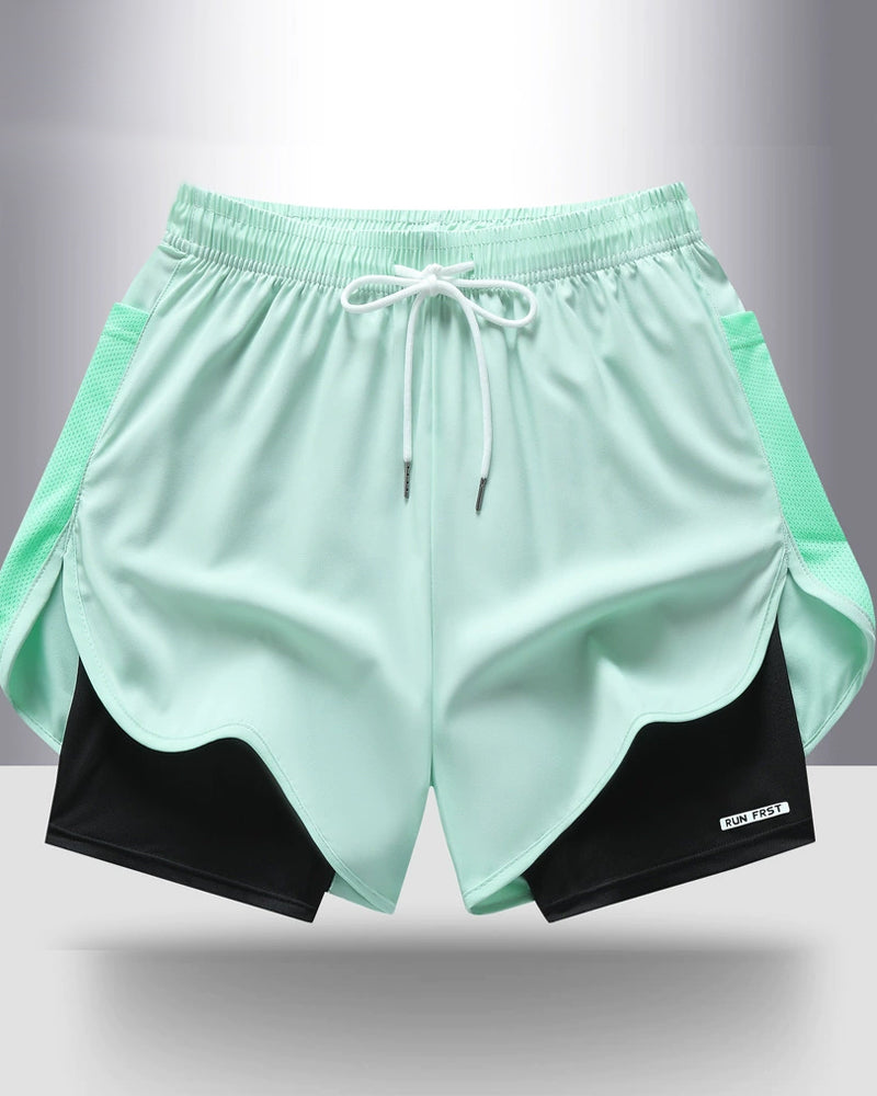 Shorts Pustende Hurtigtørkende Dobbeltlag