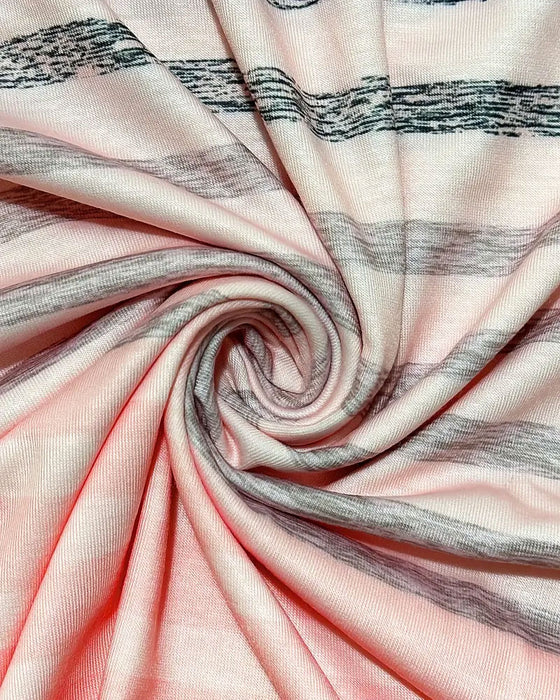 T-Skjorte Rund Hals Kort Erme Stripet