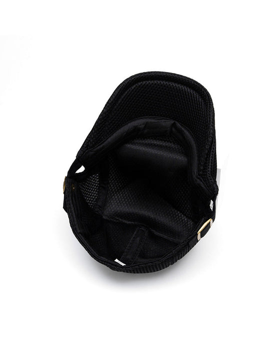 Menn Pustende Nett Flat Cap - Justerbar Newsboy Ivy Beret Sommerhatt