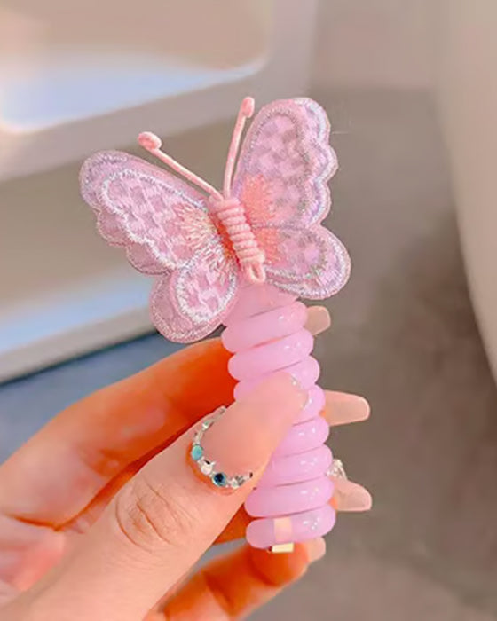 Sommerfugl Hårstrikker Med Telefonledning