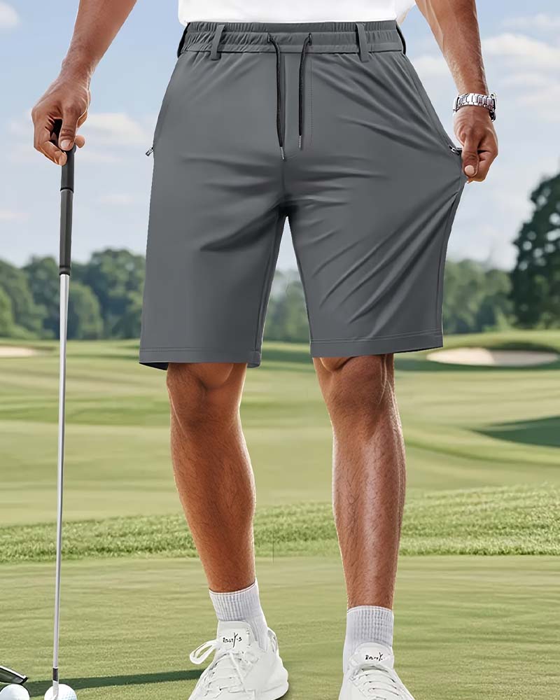 Shorts Elastisk Midje Dragsnor Herre