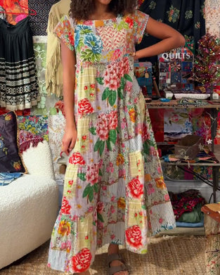 Kjole Fargerik Trykt
