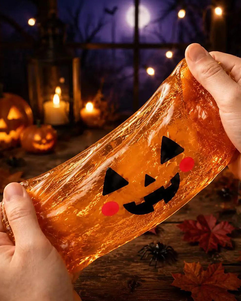 Halloween-Sett Med Søte Skumle Spøkelse-Maruko-Myke Klemmeleker, Miniatyr Bærbar Stressleke, Sensoriske Produkter For Halloween-Ting, Påfyll Til Festgodsposer & Minigaver