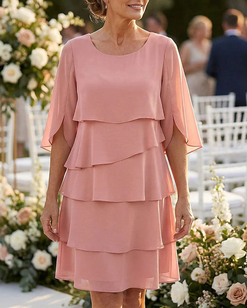 Kjole Løs Rund Hals Kake