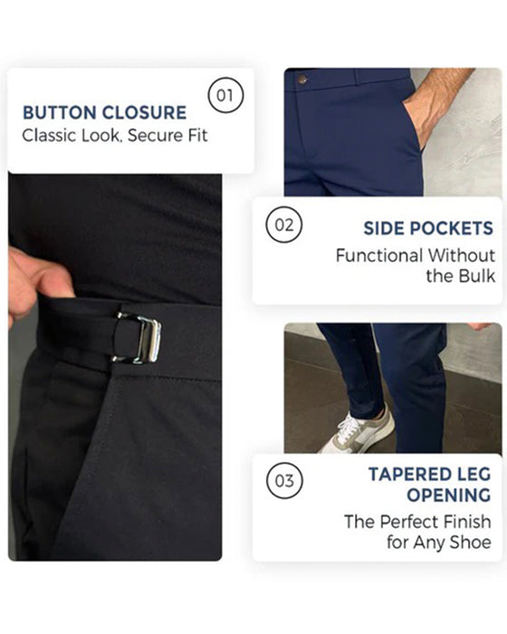 Bukser Herre Stretch Slim Fit